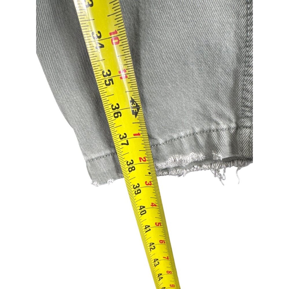Abercrombie & Fitch Men's Pants Light Green Distressed Utility 28x30 Loose Fit - Picture 5 of 11